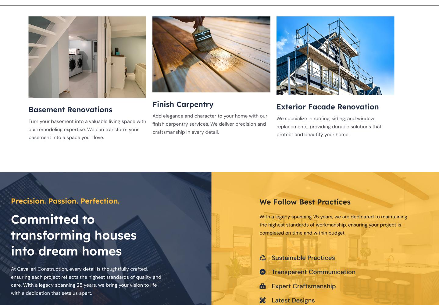Painting service enquiry route.